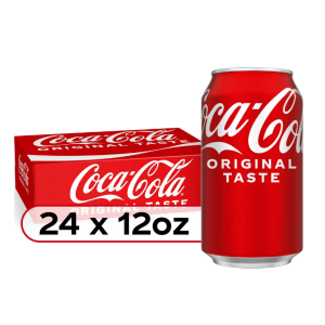 Coca-Cola Classic Soda Pop, 12 fl oz Cans, 24 Pack